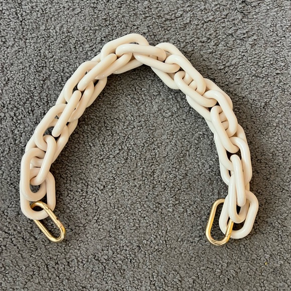 Clare V Handbags - Clare V Shortie Strap in Cream